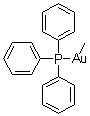 structure of CAS# 23108-72-7, 甲基(三苯基膦)金(I)