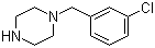 structure of CAS# 23145-91-7, 1-(3-Chlorobenzyl)piperazine