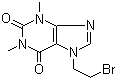 structure of CAS# 23146-05-6, 7-(2-溴乙基)茶碱