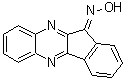 structure of CAS# 23146-22-7, 11H-茚并[1,2-b]喹喔啉-11-酮肟