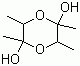 structure of CAS# 23147-57-1, 2,3,5,6-四甲基-1,4-二氧杂环-2,5-二醇