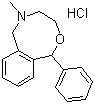 structure of CAS# 23327-57-3, Nefopam hydrochloride