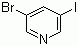 structure of CAS# 233770-01-9, 3-Bromo-5-iodo-pyridine