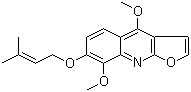 structure of CAS# 23417-92-7, 7-异戊烯氧基-gamma-花椒碱