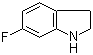 structure of CAS# 2343-23-9, 6-氟吲哚啉