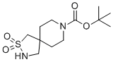 structure of CAS# 2344681-17-8, 叔-丁基2,2-二氧代-2lambda6-硫杂-3,8-二氮杂螺[4.5]癸烷-8-羧酸酯