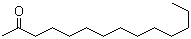 structure of CAS# 2345-27-9, 2-十四酮