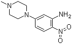 CAS # 23491-48-7, 5-(4-Methylpiperazin-1-yl)-2-nitroaniline, 1-(3-Amino-4-nitrophenyl)-4-methylpiperazine
