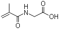structure of CAS# 23578-45-2, N-甲基丙烯酰基甘氨酸