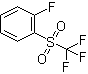 structure of CAS# 2358-41-0, 2-Fluorophenyl trifluoromethyl sulfone