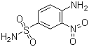 structure of CAS# 2360-19-2, 4-Amino-3-nitrobenzenesulfonamide
