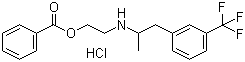 structure of CAS# 23642-66-2, Benfluorex hydrochloride