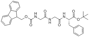 structure of CAS# 236426-37-2, Fmoc-Gly-Gly-Phe-OtBu