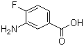 structure of CAS# 2365-85-7, 3-氨基-4-氟苯甲酸