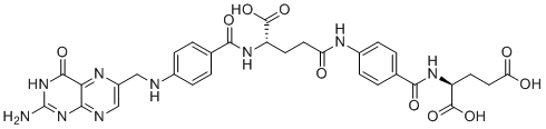 CAS # 2366274-27-1, Folic Acid EP Impurity H, U68Szw9xkl,(2S)-2-[[4-[[(4S)-4-[[4-[(2-amino-4-oxo-3H-pteridin-6-yl)methylamino]benzoyl]amino]-4-carboxybutanoyl]amino]benzoyl]amino]pentanedioic acid
