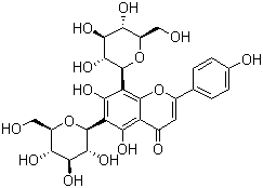 CAS # 23666-13-9, Vicenin-2, 5,7-Dihydroxy-2-(4-hydroxyphenyl)-6,8-bis[(2S,3R,4R,5S,6R)-3,4,5-trihydroxy-6-(hydroxymethyl)oxan-2-yl]chromen-4-one