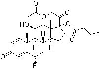 CAS # 23674-86-4, Difluprednate, 6a,9a-Difluoroprednisolone 21-acetate 17-butyrate