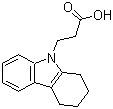 structure of CAS# 23690-80-4, 3-(1,2,3,4-四氢-9H-咔唑-9-基)丙酸