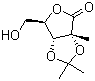 CAS # 23709-41-3, 2,3-O-Isopropylidene-2-C-methyl-D-ribonic-gamma-lactone