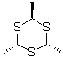CAS # 23769-39-3, (2alpha,4alpha,6beta)-2,4,6-Trimethyl-1,3,5-trithiane, trans-2,4,6-Trimethyl-1,3,5-trithiane, alpha-2,4,6-Trimethyl-1,3,5-trithiane