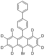 CAS # 2377545-67-8, 9-([1,1'-biphenyl]-4-yl)-10-bromoanthracene-1,2,3,4,5,6,7,8-d8