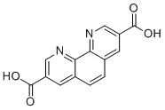 structure of CAS# 2379694-79-6, 1,10-Phenanthroline-3,8-dicarboxylic acid