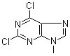structure of CAS# 2382-10-7, 2,6-Dichloro-9-methylpurine