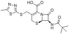 CAS # 2384108-14-7, Cefazolin EP Impurity B, Cefazolin pivaloyl, (6R,7R)-7-(2,2-dimethylpropanoylamino)-3-[(5-methyl-1,3,4-thiadiazol-2-yl)sulfanylmethyl]-8-oxo-5-thia-1-azabicyclo[4.2.0]oct-2-ene-2-carboxylic acid
