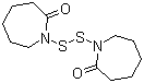 CAS # 23847-08-7, 1,1'-Dithiobis[hexahydro-2H-azepin-2-one], N,N'-Dicaprolactam disulfide, N,N'-Dithiobis(hexahydro-2H-azepinone), N,N'-Dithiodicaprolactam