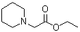 CAS # 23853-10-3, 1-Piperidineacetic acid ethyl ester, Ethyl 1-piperidineacetate, Ethyl N-piperidinylacetate, Ethyl piperidinoacetate, Piperidin-1-ylacetic acid ethyl ester