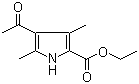 structure of CAS# 2386-26-7, Ethyl 4-acetyl-3,5-dimethyl-1H-pyrrole-2-carboxylate