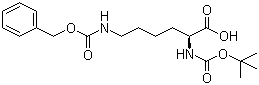 structure of CAS# 2389-45-9, N-Boc-N'-Cbz-L-lysine
