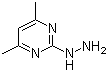 structure of CAS# 23906-13-0, 2-肼基-4,6-二甲基嘧啶