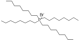 structure of CAS# 23906-97-0, Tetraoctylphosphonium bromide
