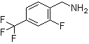 structure of CAS# 239087-05-9, 2-氟-4-(三氟甲基)苄胺