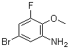 structure of CAS# 239122-51-1, 5-Bromo-3-fluoro-2-methoxyaniline