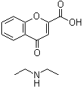 CAS # 23915-80-2, Chromocarb diethylamine, Fludarene, N,N-Diethylammonium chromone-2-carboxylate