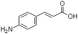 structure of CAS# 2393-18-2, 4-Aminocinnamic acid