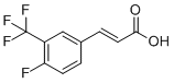 structure of CAS# 239463-90-2, 4-Fluoro-3-(trifluoromethyl)cinnamic acid