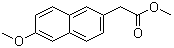 structure of CAS# 23981-48-8, Methyl 6-methoxy-2-naphthaleneacetate