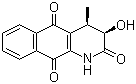 CAS # 240122-30-9, Griffithazanone A, (3R,4R)-3,4-Dihydro-3-hydroxy-4-methylbenzo[g]quinoline-2,5,10(1H)-trione