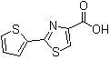 CAS # 24044-07-3, 2-(2-Thienyl)-1,3-thiazole-4-carboxylic acid, 2-(2-Thienyl)thiazole-4-carboxylic acid