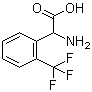 structure of CAS# 240490-00-0, 2-(Trifluoromethyl)phenylglycine