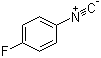 structure of CAS# 24075-34-1, 1-Fluoro-4-isocyanobenzene