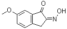 structure of CAS# 24077-98-3, 2-(羟基亚胺基)-6-甲氧基-2,3-二氢-1H-茚-1-酮