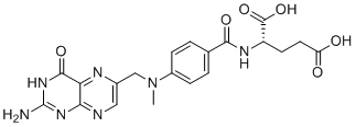 structure of CAS# 2410-93-7, 甲氨蝶呤