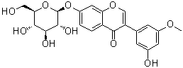 CAS 登录号：241129-90-8, 7-(beta-D-吡喃葡萄糖基氧基)-3-(3-羟基-5-甲氧基苯基)-4H-1-苯并吡喃-4-酮