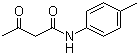 structure of CAS# 2415-85-2, N-(4-Methylphenyl)-3-oxobutanamide