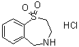 CAS 登录号：24187-83-5, 2,3,4,5-四氢-1,4-苯并硫氮杂卓 1,1-二氧化物盐酸盐