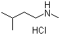 structure of CAS# 2419-59-2, N-(3-甲基丁基)-N-甲胺盐酸盐